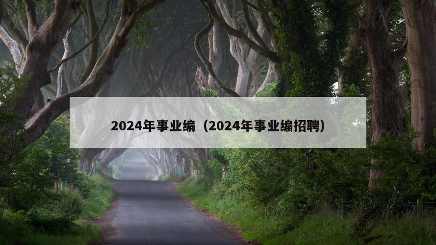 2024年事业编（2024年事业编招聘）