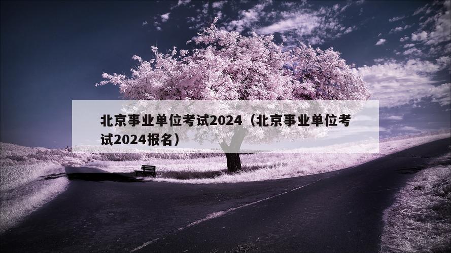 北京事业单位考试2024（北京事业单位考试2024报名）